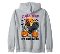 Cluck Yeah It's Halloween Rooster Moon Sudadera con Capucha
