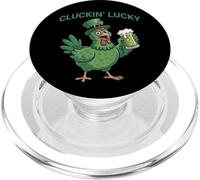 Cluckin' Lucky San Patricio Cerveza Verde Gallo PopSockets PopGrip para MagSafe
