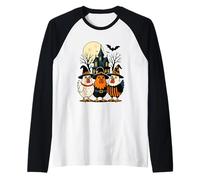 Clucking Buen Tiempo con Pollos Brujos Camiseta Manga Raglan
