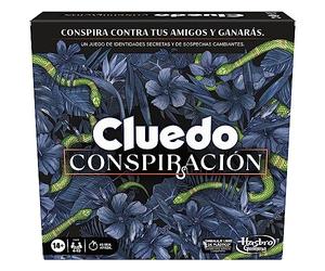 Cluedo Conspiración Juego de Mesa de rol y Lógica, Juegos de Estrategia para Fiestas a Partir de 14 Años y Adultos, de 4 a 10 Jugadores, Personajes del Cluedo