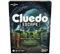 Cluedo Escape: La Exposición Mundial, emocionante juego de Escape Room para adultos y jóvenes, juego de detectives y rompecabezas, juego de mesa de Navidad para emocionantes veladas con la familia