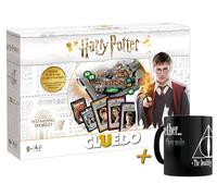 Cluedo Harry Potter Juego de Mesa + Taza Mágica "Deathly Hallows" Café