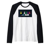 Cluedo One Down Clue Camiseta Manga Raglan