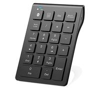 Clueltes Teclado NuméRico InaláMbrico Bluetooth, Teclado NuméRico Delgado PortáTil de 22 Teclas para Computadora PortáTil, PC, Computadora de Escritorio, Notebook
