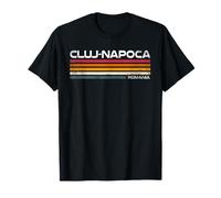 Cluj-Napoca - Recuerdo de la Ciudad rumana con diseño Retro de Rumania Camiseta