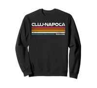 Cluj-Napoca - Recuerdo de la Ciudad rumana con diseño Retro de Rumania Sudadera