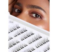 Cluster Cat Eye Half Natural Look False Fluffy Thin Band Extension 3D C Curl Volume False 3/4 Small 7 Pairs