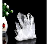 Clúster De Cristal Blanco Natural, Espécimen De Punto Crudo De Cuarzo, Cristales Crudos, Piedra Preciosa Reiki, Piedra Curativa, Decoración Del Hogar, Regalos De Recuerdo,Punto Sin Procesar,90-120g