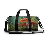 Cluster of Mushrooms - Bolsa de viaje para gimnasio para mujeres y hombres, bolsa de lona cilíndrica, bolsa de entrenamiento deportiva con correa para el hombro