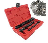 Clutch Alignment Tool, 17 Pieces Heavy Duty Car Alignment Tool Kit, Automotive Replacement Accessories For Maintenance Installation Road Highway Transmission Service Mechanics Repair Garage Use