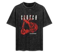 Clutch Band Pitchfork EP Album Cover Art T-Shirt Mens Black Tees Unisex Shirt XL