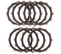 Clutch Friction Plates Kit Paper Based Bakelite Compatible with F900R 2018 To 2024 F900XR Motorcycle Parts Accessories 9PC(Set-B)