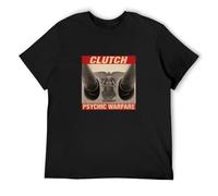Clutch Psychic Warfare Stoner Alternative Metal Monster Magnet Unisex 100% Cotton Short-Sleeve T-Shirts Black S