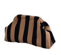 Clutch Purse - Beach Kiss Lock Bag Single Piece Striped Summer Style