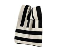 Clutches De Para Mujer Bolso de mano punto reutilizable for mujer, bolso muñeca con flor corazón, nudo hecho a, bolsas compras informales al aire libre para niñas y mujeres(Color-1)