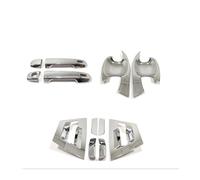 CLVCCZTZGW Auto Embellecedor Decorativo Tapa Tirador Exterior Puerta Para Toyota Para C-HR CHR 2017 2018 2019 2020(Silver 3)