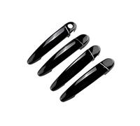 CLVCCZTZGW Auto Para Serie 1 3 X1 X3 X4 X5 X6 F20 E90 E92 E93 F30 F31 F35 E84 F25 F26 E70 E71 LHD Embellecedor Cubierta Manija Puerta Exterior Coche(Bright Black)