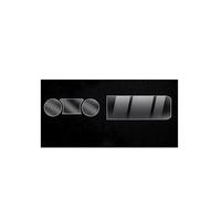 CLVCCZTZGW Auto Película Protectora Pantalla GPS Navegación Salpicadero Coche Pegatinas Protectoras Para Jeep Para Wrangler JL 2024 2025