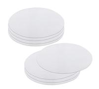 CLVPAI Dim Sum Vaporera Papeles-8 Piezas Redondo Forros al Vapor de Silicona,malla de suma tenue,para moños al vapor, albóndigas(28 cm de diámetro)