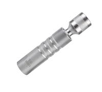 CLWYWUL Llave Bujias 14mm 16mm Auto con Pared Delgada Magnética Junta Universal Bujía Llave Tubo Flexible Herramienta De Reparación De Automóviles(16mm)