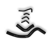 CLWYWUL Manguera radiador Compatible con Mitsubishi para Lancer 1.8T GSR 4G93 DOHC 4G93T CD5A Manguera De Desbordamiento De Agua del Refrigerante Radiador(Black)