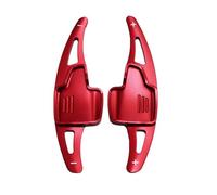 CLWYWUL Paletas cambio volante Compatible Con Ford Para Focus 2015-2019 Para Kuga 2016-2019 Para Ecosport 2018-2019 Pegatinas Extensoras Paleta Cambio Volante Coche(Red)