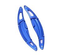 CLWYWUL Paletas cambio volante Compatible Con Porsche Para Boxster Para Cayman 718 2016-2019 Para Spyder 918 2015-2017 Volante Coche Engranaje Paleta Extender Etiqueta Palanca Cambios(Blue)