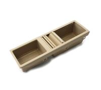 CLWYWUL Portavasos automóviles Accesorios Portavasos Almacenamiento Consola Central Delantera Coche Color Beige Compatible con para E46 1999 2000 2001 2002 2003 2004 2005