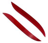 CLWYWUL Reflector Parachoques Trasero Compatible con La Serie 5 para E60 2008 2009 2010 Reflector De Parachoques Trasero con Lente Roja, Tira De Advertencia 63147183913 63147183914