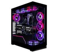 CLX Horus Gaming PC - AMD Ryzen 9 9950X3D 4.3GHz, GeForce RTX 5090, 2TB NVMe M.2 SSD, 8TB HDD, 96GB DDR5 RGB Memory, 360mm AIO, WiFi, Windows 11 Home, negro