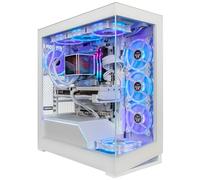 CLX Horus Gaming PC - Intel Core Ultra 9 285K 3.7GHz, GeForce RTX 5080, 2TB SSD, 32GB DDR5 RGB Memory, 360mm AIO, WiFi, Windows 11 Home, blanco, acelerado por IA