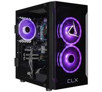 CLX Set Gaming PC - Intel Core i5 14400F 2.5GHz, GeForce RTX 5060, SSD NVMe M.2 de 2 TB, memoria RGB DDR5 de 32 GB, enfriador de aire de CPU, WiFi, Windows 11 Home, color negro