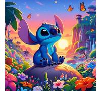 CLYCTIP Kits de pintura de diamantes para adultos, imágenes de pintura de diamantes por números para niños y adultos, kits de arte de diamantes, 12 x 12 pulgadas (rojo)