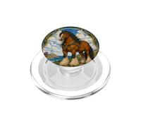 Clydesdale Horse Tierras Altas de Escocia Art Nouveau PopSockets PopGrip para MagSafe
