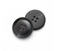 CLYDSA 100 Botones de Resina de imitación de Cuerno de 15-25 mm, Redondos de 4 Agujeros cosidos a Mano, para Usar como Accesorios de Costura en gabardinas, Abrigos de Lana, Trajes y suéteres