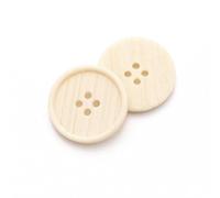 CLYDSA 100 Botones de Resina de imitación de Cuerno de 15-25 mm, Redondos de 4 Agujeros cosidos a Mano, para Usar como Accesorios de Costura en gabardinas, Abrigos de Lana, Trajes y suéteres