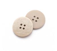 CLYDSA 100 Botones de Resina de imitación de Cuerno de 15-25 mm, Redondos de 4 Agujeros cosidos a Mano, para Usar como Accesorios de Costura en gabardinas, Abrigos de Lana, Trajes y suéteres