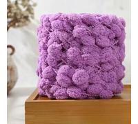 CLYDSA 2/4/6/8/10 Piezas de 100 g de Hilo Grueso Tejido a Mano con Pompones, Hilo de Crochet Suave y Colorido, para Tejer Mantas, alfombras, Cojines de sofá y Manualidades