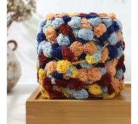 CLYDSA 2/4/6/8/10 Piezas de 100 g de Hilo Grueso Tejido a Mano con Pompones, Hilo de Crochet Suave y Colorido, para Tejer Mantas, alfombras, Cojines de sofá y Manualidades