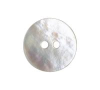 CLYDSA 20 Botones de nácar Natural de 10 a 30 mm, Botones de Concha de Costura Artesanal Redondos de 2 Agujeros para Cortavientos, Abrigos, Camisas, cárdigans, Accesorios de Manualidades de Bricolaje