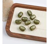 CLYDSA 20 Piezas de Cuentas espaciadoras de Resina de 12x16 mm, Cuentas cilíndricas con Orificio Grande, para Pulseras, Bolsos, Accesorios de decoración de Ropa y Manualidades