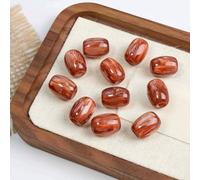 CLYDSA 20 Piezas de Cuentas espaciadoras de Resina de 12x16 mm, Cuentas cilíndricas con Orificio Grande, para Pulseras, Bolsos, Accesorios de decoración de Ropa y Manualidades