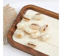 CLYDSA 20 Piezas de Cuentas espaciadoras de Resina de 12x16 mm, Cuentas cilíndricas con Orificio Grande, para Pulseras, Bolsos, Accesorios de decoración de Ropa y Manualidades