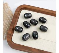 CLYDSA 20 Piezas de Cuentas espaciadoras de Resina de 12x16 mm, Cuentas cilíndricas con Orificio Grande, para Pulseras, Bolsos, Accesorios de decoración de Ropa y Manualidades