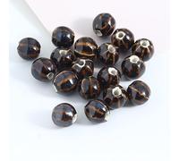 CLYDSA 50 Cuentas de cerámica de 11 mm con diseño de sandía de Colores Vintage, Cuentas Sueltas de cerámica esmaltada para Pulseras, Collares y Colgantes