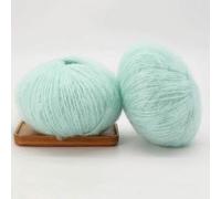 CLYDSA 6/12/18/24 Rollos 25 g Hilo de Mohair Suave y Fino, Hilo de Colores para Tejer a Mano, para Tejer suéteres, Gorros, chales y Decoraciones del hogar