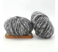 CLYDSA 6/12/18/24 Rollos 25 g Hilo de Mohair Suave y Fino, Hilo de Colores para Tejer a Mano, para Tejer suéteres, Gorros, chales y Decoraciones del hogar