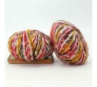 CLYDSA 6/12/18/24 Rollos 25 g Hilo de Mohair Suave y Fino, Hilo de Colores para Tejer a Mano, para Tejer suéteres, Gorros, chales y Decoraciones del hogar