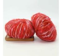 CLYDSA 6/12/18/24 Rollos 25 g Hilo de Mohair Suave y Fino, Hilo de Colores para Tejer a Mano, para Tejer suéteres, Gorros, chales y Decoraciones del hogar