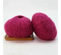 CLYDSA 6/12/18/24 Rollos 25 g Hilo de Mohair Suave y Fino, Hilo de Colores para Tejer a Mano, para Tejer suéteres, Gorros, chales y Decoraciones del hogar